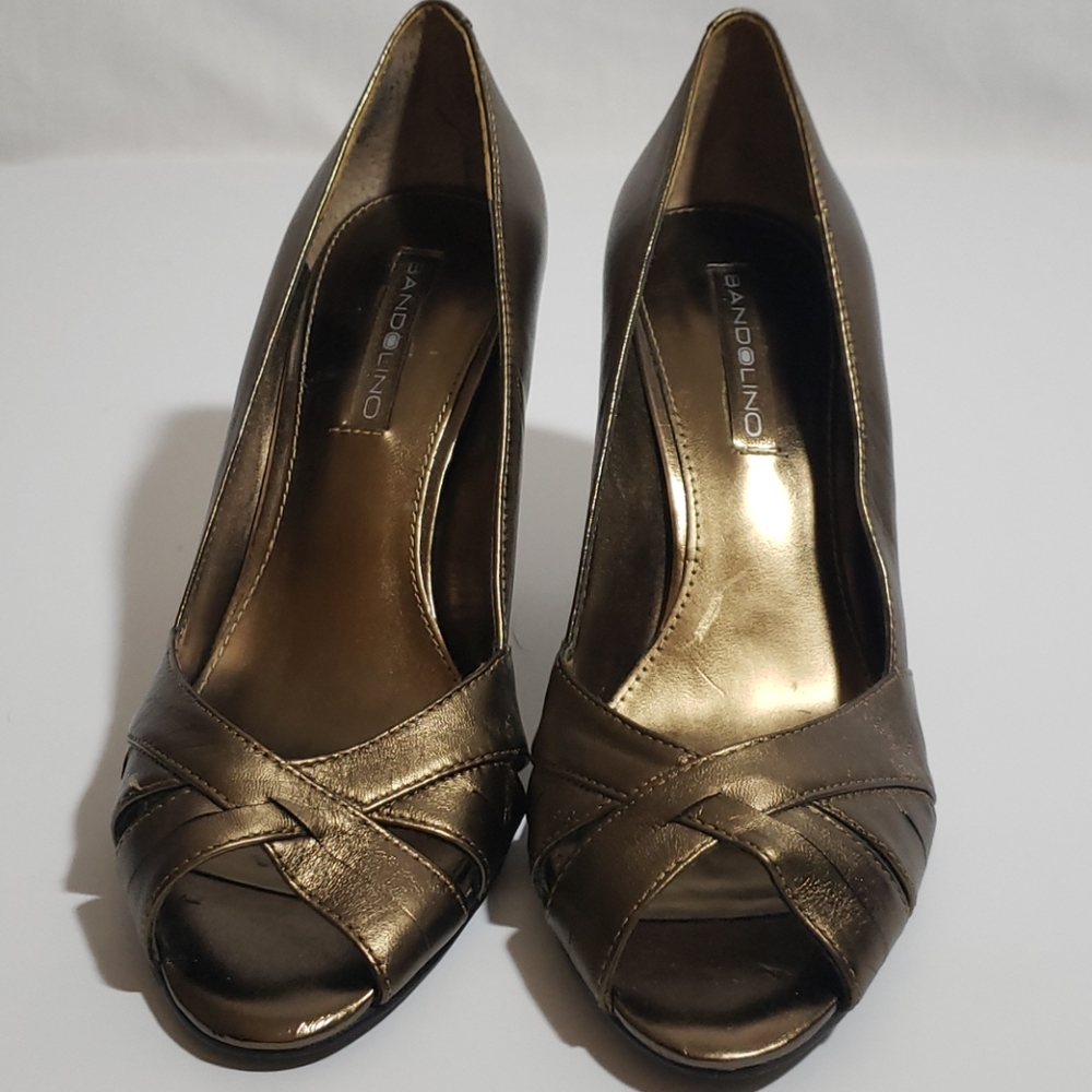 Bandolino Women's Metallic Bronze Gold, Size 7